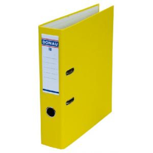 Zakladač pákový DONAU poloplastový 7,5cm žltý Zakladač pákový DONAU poloplastový 7,5cm žltý