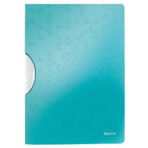 Obal s klipom plastovým Leitz WOW ľadovo modrý Obal s klipom plastovým Leitz WOW ľadovo modrý