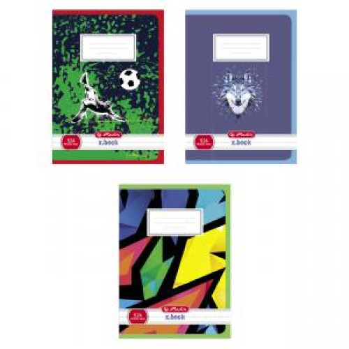 Zošit Herlitz 524 A5 linajkový 70g/m2 mix motívov chlapci Zošit Herlitz 524 A5 linajkový 70g/m2 mix motívov chlapci