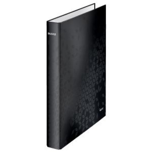 Zakladač 4-krúžkový Leitz WOW celoplastový 4cm čierny Zakladač 4-krúžkový Leitz WOW celoplastový 4cm čierny