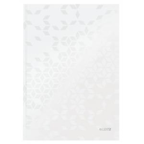 Záznamová kniha Leitz WOW A5 80 listov linajková perleťovo biela Záznamová kniha Leitz WOW A5 80 listov linajková perleťovo biela