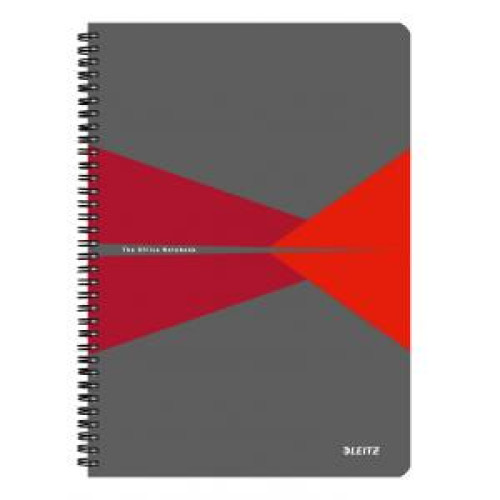 Blok College Leitz Office A4 90 listov linajkový červený