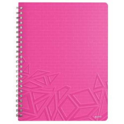 Blok poznámkový linajkový Leitz Urban Chic A4 ružový