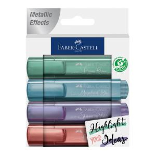 Zvýrazňovač Metallic 1546/4 zelená, modrá, medená, fialová Zvýrazňovač Metallic 1546/4 zelená, modrá, medená, fialová