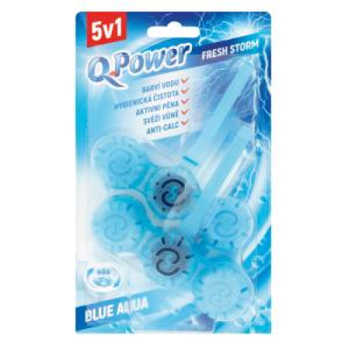 Q-Power WC závesný blok tuhý Fresh Storm 2 kusy Q-Power WC závesný blok tuhý Fresh Storm 2 kusy