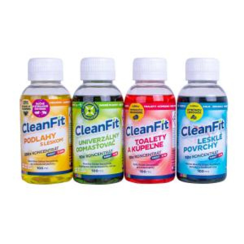 Cleanfit čistiace ultrakoncentráty - sada 4 ks Cleanfit čistiace ultrakoncentráty - sada 4 ks