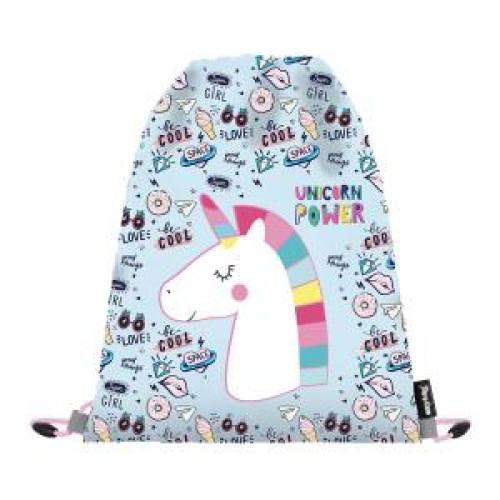 Vrecko na prezuvky Karton PP 15x24x1cm Unicorn iconic