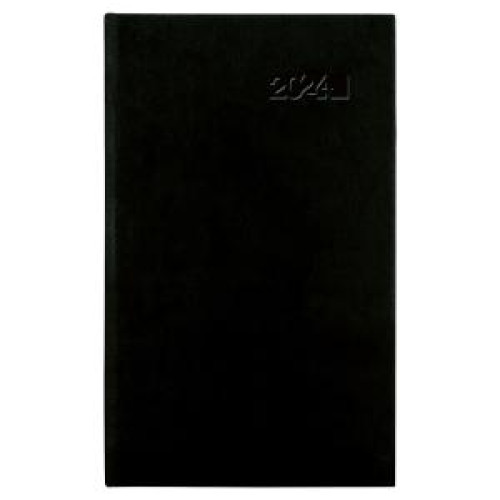 Diár Viva týždenný vreckový čierny 2024 Diár Viva týždenný vreckový čierny 2024