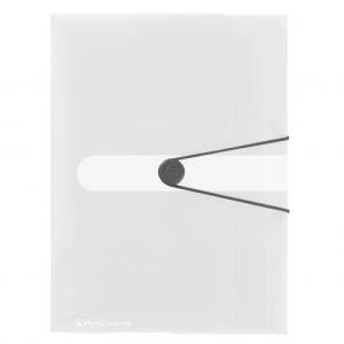 Plastový obal s gumičkou Herlitz Easy Orga číry Plastový obal s gumičkou Herlitz Easy Orga číry