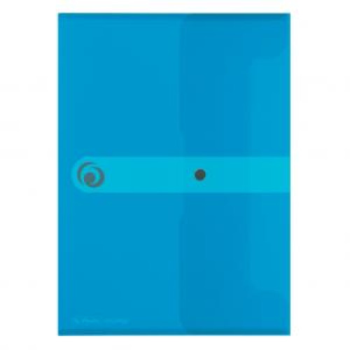 Plastový obal A4 s cvočkom Herlitz Easy Orga priehľadný modrý Plastový obal A4 s cvočkom Herlitz Easy Orga priehľadný modrý