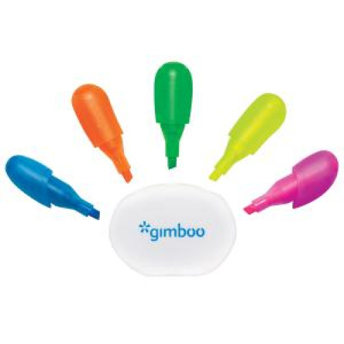 Zvýrazňovač s ergo držaním 5 farieb, blister Zvýrazňovač s ergo držaním 5 farieb, blister