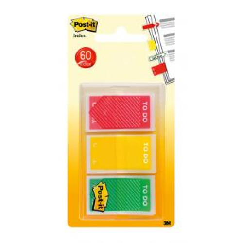 Záložky Post-it Index To Do 24x43mm, 3x20l Záložky Post-it Index To Do 24x43mm, 3x20l
