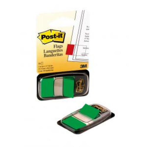 Záložky Post-it Index široké 25,4x43,2 zelená Záložky Post-it Index široké 25,4x43,2 zelená
