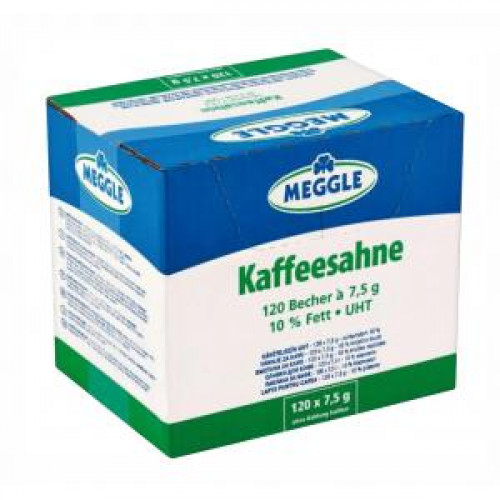 Smotana do kávy MEGGLE 120 x 7,5 g Smotana do kávy MEGGLE 120 x 7,5 g