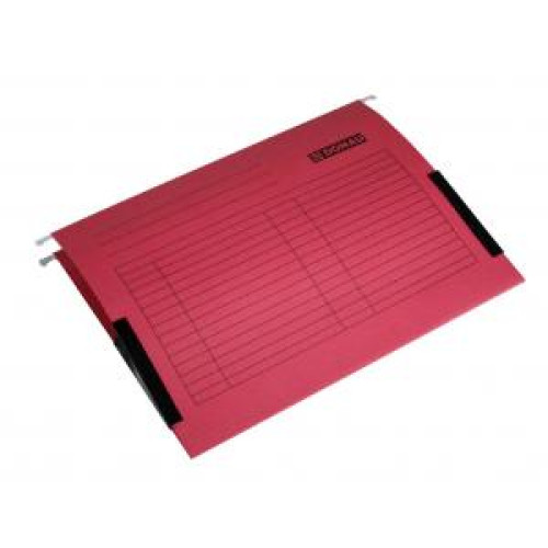 Závesný obal s bočnicami DONAU červený Závesný obal s bočnicami DONAU červený