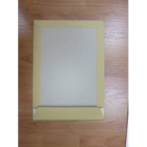 Poštové obálky C4 s páskou, s kartónovou zadnou stranou hnedé