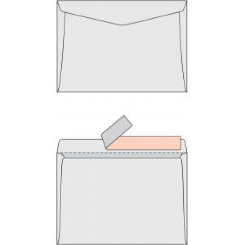 Poštové obálky C5 s páskou, 1000 ks Poštové obálky C5 s páskou, 1000 ks