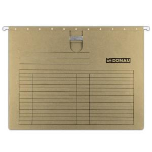 Závesný obal s rýchloviazačom DONAU hnedý Závesný obal s rýchloviazačom DONAU hnedý