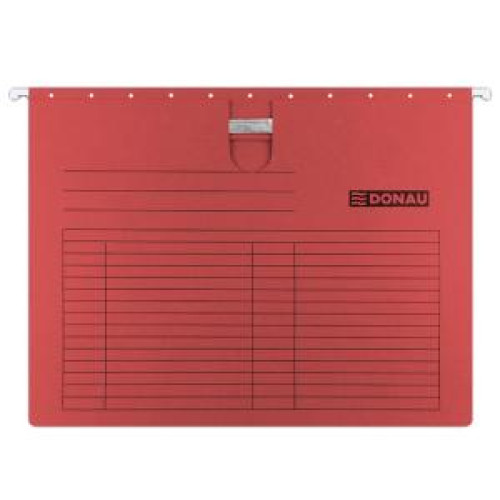 Závesný obal s rýchloviazačom DONAU červený Závesný obal s rýchloviazačom DONAU červený