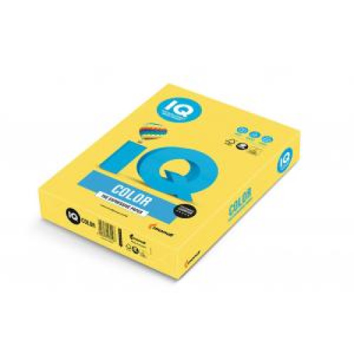 Farebný papier IQ color kanárikovožltý CY39, A4, 80g Farebný papier IQ color kanárikovožltý CY39, A4, 80g