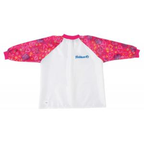 Detská maliarska zástera Pelikan, červené rukávy Detská maliarska zástera Pelikan, červené rukávy