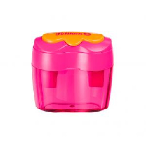 Strúhadlo Pelikan Flower plastové s 2 otvormi ružové Strúhadlo Pelikan Flower plastové s 2 otvormi ružové