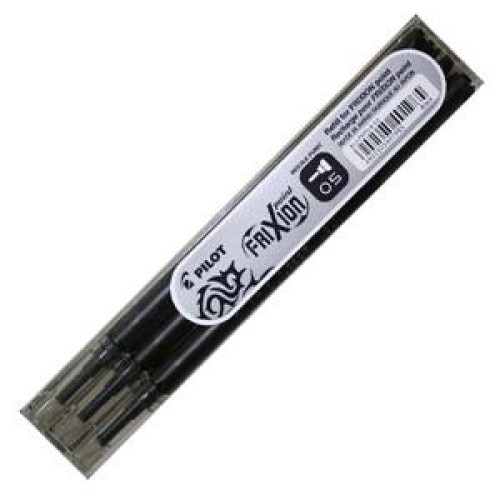 Náhradná náplň do gumovacieho rollera PILOT Frixion Point 0,5mm čierna 3ks Náhradná náplň do gumovacieho rollera PILOT Frixion Point 0,5mm čierna 3ks