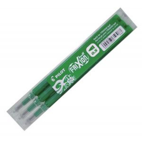Náhradná náplň do gumovacieho rollera PILOT Frixion 0,5mm zelená 3ks Náhradná náplň do gumovacieho rollera PILOT Frixion 0,5mm zelená 3ks