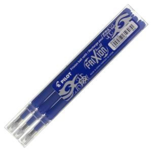 Náhradná náplň do gumovacieho rollera PILOT Frixion 0,7mm modrá 3ks Náhradná náplň do gumovacieho rollera PILOT Frixion 0,7mm modrá 3ks