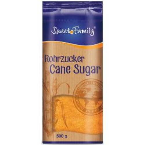 Cukor trstinový kryštálový Sweet Family 500 g Cukor trstinový kryštálový Sweet Family 500 g