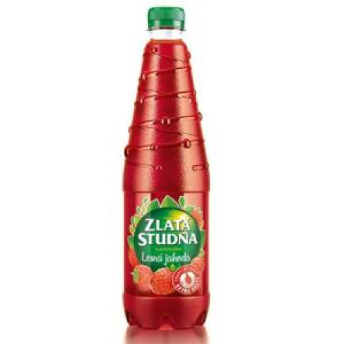 Sirup ZLATÁ STUDŇA s príchuťou lesná jahoda 0,7 ℓ Sirup ZLATÁ STUDŇA s príchuťou lesná jahoda 0,7 ℓ