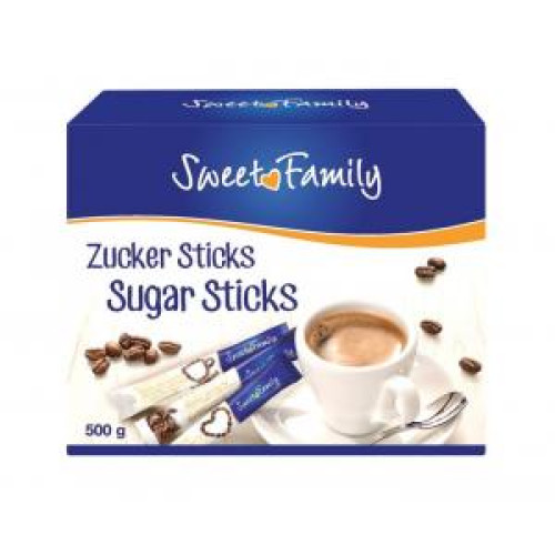 Cukor kryštálový porciovaný SWEET FAMILY 125 x 4 g Cukor kryštálový porciovaný SWEET FAMILY 125 x 4 g