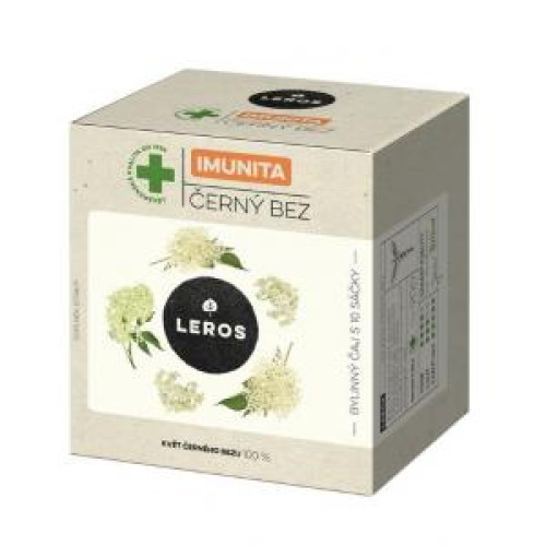 Čaj LEROS bylinný Natur Imunita čierna baza HB 10 x 1 g Čaj LEROS bylinný Natur Imunita čierna baza HB 10 x 1 g