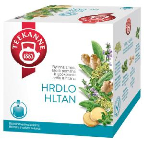 Čaj TEEKANNE bylinný krk a hltan HB 20 g Čaj TEEKANNE bylinný krk a hltan HB 20 g