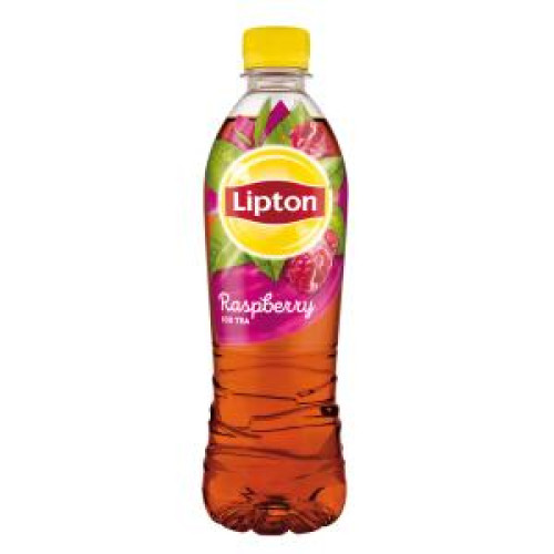 Čierny ľadový čaj Lipton malina 12 x 0,5 ℓ