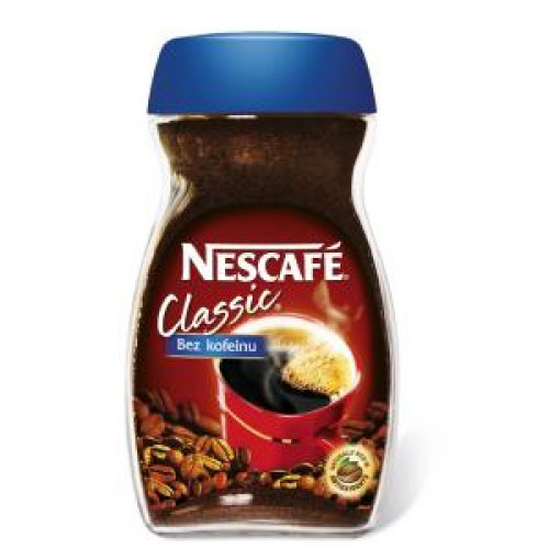 Káva NESCAFÉ CLASSIC bez kofeínu instantná 100 g Káva NESCAFÉ CLASSIC bez kofeínu instantná 100 g