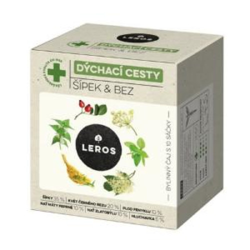 Čaj LEROS Natur bylinný na dýchacie cesty šípka & baza 10 x 1,5 g Čaj LEROS Natur bylinný na dýchacie cesty šípka & baza 10 x 1,5 g
