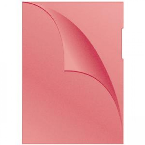 Obal L na dokumenty Q-CONNECT antistatický matný 120mi červený 100ks Obal L na dokumenty Q-CONNECT antistatický matný 120mi červený 100ks