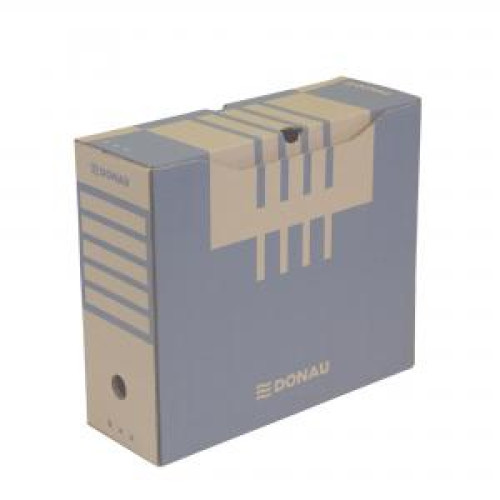 Archívny box DONAU 120mm hnedý Archívny box DONAU 120mm hnedý