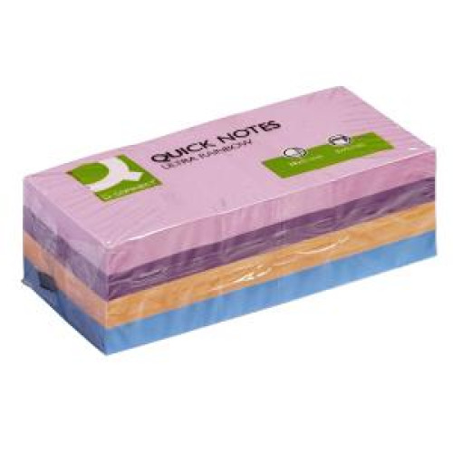 Bločky Q-CONNECT intenzívne 38x51mm 12x100 l Bločky Q-CONNECT intenzívne 38x51mm 12x100 l