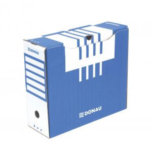Archívny box DONAU 120mm modrý Archívny box DONAU 120mm modrý