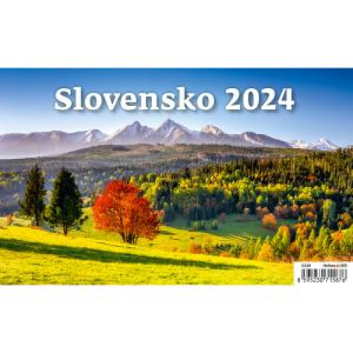 Stolový kalendár Slovensko 2024 Stolový kalendár Slovensko 2024