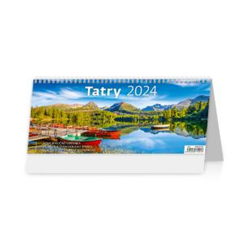 Stolový kalendár Tatry 2024 Stolový kalendár Tatry 2024