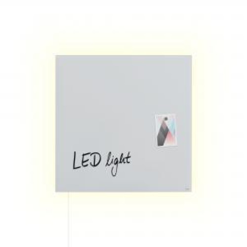 Sklenená tabuľa artverum podsvietená 48x48cm super biela Sklenená tabuľa artverum podsvietená 48x48cm super biela