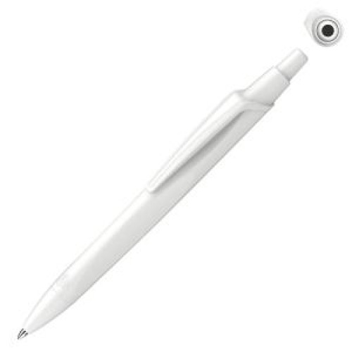 Guľôčkové pero Schneider Reco biele s čiernou náplňou Guľôčkové pero Schneider Reco biele s čiernou náplňou