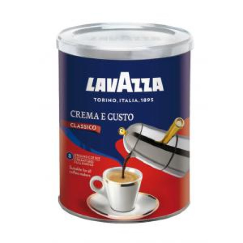 Káva LAVAZZA Crema e Gusto mletá 250 g v dóze Káva LAVAZZA Crema e Gusto mletá 250 g v dóze