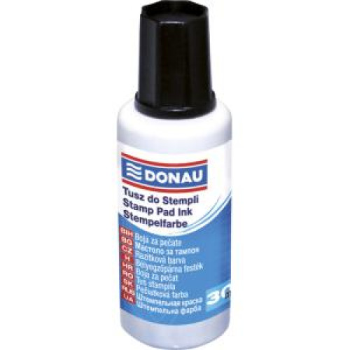 Pečiatková farba DONAU čierna 30ml Pečiatková farba DONAU čierna 30ml