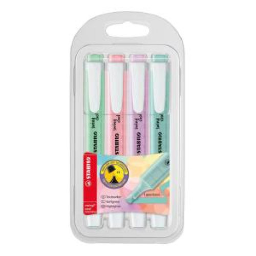 Sada zvýrazňovačov STABILO swing cool Pastel 4S Sada zvýrazňovačov STABILO swing cool Pastel 4S