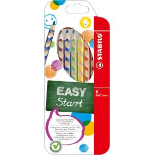 Drevené pastelky EASYcolors L 6sada Drevené pastelky EASYcolors L 6sada