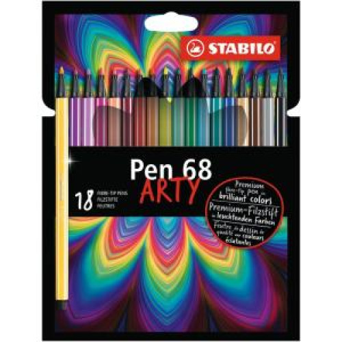 Sada popisovačov STABILO Pen 68/18S `ARTY` Sada popisovačov STABILO Pen 68/18S `ARTY`